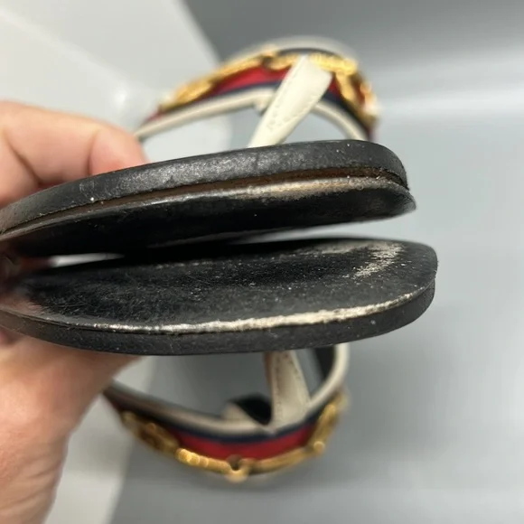 Gucci Horse-bit sandals. Size 40 - Picture 9 of 12